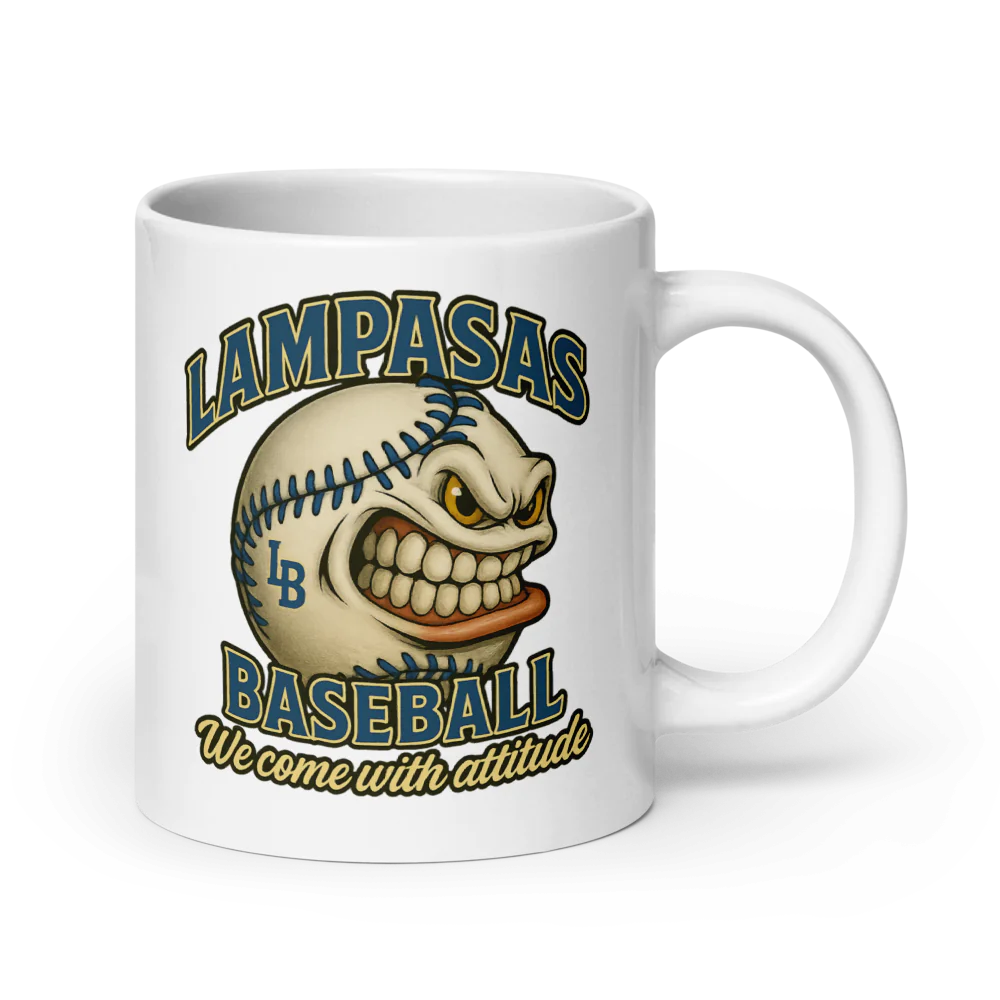 LAMPASAS BADGERS PRIDE White Glossy Mug