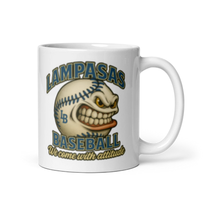 LAMPASAS BADGERS PRIDE White Glossy Mug